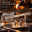 Electric Guitar Whiskey & Wine Decanter with 2 Pick