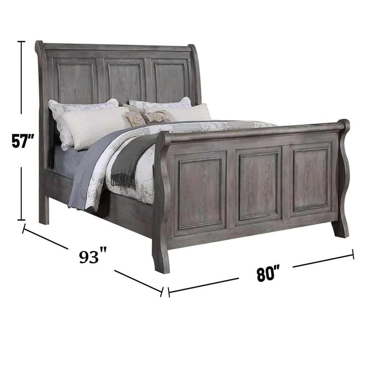 3 Piece Bedroom Set, Bed With 2 Nightstands, photo 28 of 32