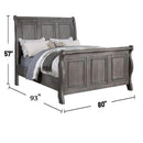 3 Piece Bedroom Set, Bed With 2 Nightstands by HouseOfZazla