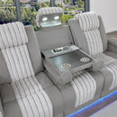 Duran - Power Reclining Sofa With Power Headrest by HouseOfZazla