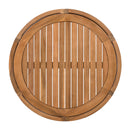 27.95" Acacia Wood Outdoor Coffee Table with Handwoven Rope Accent by HouseOfZazla