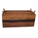 Sierra 6 Drawer Sideboard, Wood Credenza / Cabinets / Chests / Nightstands - Natural Wood / Brown