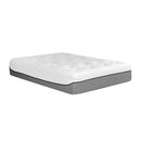 13" Ultra Plush Gel Memory Foam Mattress For Bed With Double Layered Jacquard Cover - Gray / White - King