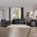 Elegant Oversized Sectional Sofa Set With Deep Seats And Flexible Layout by HouseOfZazla