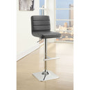 Adjustable Bar Stool (Set of 2) - Gray by HouseOfZazla