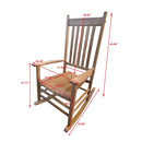 Balcony Porch Adult Rocking Chair - Wood by HouseOfZazla