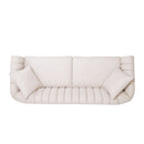 Contemporary 3 Seater Sofa With Accents