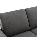 57.5" Pull Out Sofa Bed Loveseat Sleeper with Twin Size Memory Mattress for Living Room Spaces, Gray