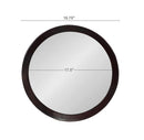 Transitional Decor Style Wall Mirror Decor With Frame For Bathroom by HouseOfZazla