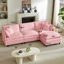 Modular Sectional Sofa - 110 Inch L Shaped Couch Set