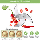 4 in 1 Handheld Electric Vegetable Cutter Mini Food Fruit Chopper Grinder Slicer Dicer Garlic Meat Ginger Mud Masher Rechargeable Food Processor