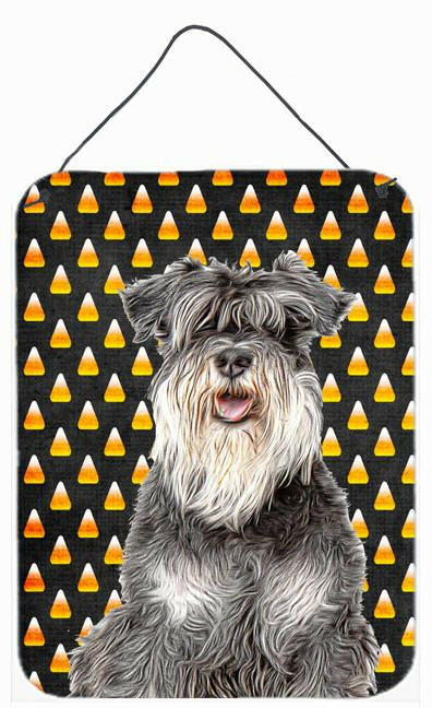 Candy Corn Halloween Schnauzer Wall or Door Hanging Prints KJ1213DS1216