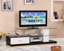 Ivana TV Stand - White / Black by HouseOfZazla