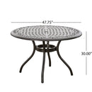 Phoenix 48in Round Table by HouseOfZazla