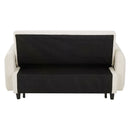 Pull-Out 2 Seat Modern Sleeper Sofa With 2 Throw Pillows And USB Ports by HouseOfZazla