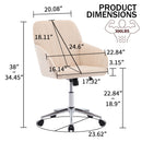 Adjustable Ergonomic Office Chair, Swivel Backrest Seat by Unique Piece Furniture