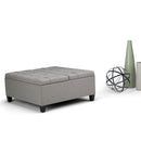 Harrison - Upholstered Coffee Table Storage Ottoman by Unique Piece Furniture