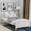 Platform Bed With Headboard, Footboard And Wood Slat Support by HouseOfZazla