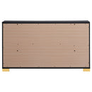 Marceline 6-drawer Dresser Black