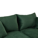 Modern Style Loveseat Sofa Sectional Sofa Couch With Storage Space, A Movable Ottoman, Two USB Ports, Two Cup Holders, A Phone Holder For Living Room by HouseOfZazla