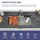 Double Bowl Undermount Kitchen Sink