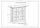 Acadian - Medium Storage Cabinet, Handcrafted by Unique Piece Furniture