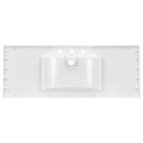 48" Composite Bathroom Vanity Top with Integrated Basin