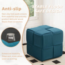 Modern Ottoman Foot Rest With Woven Design by Unique Piece Furniture