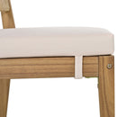 U_Style Multi-Person Outdoor Acacia Wood Dining Table and Chair Set by HouseOfZazla