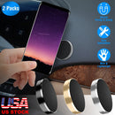 2 Pack Universal Magnetic Car Mounts Dashboard Magnetic Phone Holder Stand Fit for iPhone Galaxy Most Smartphones