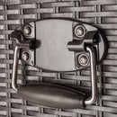 Yescom 80QT Wicker Cooler Cart Beverage Cart on Wheels