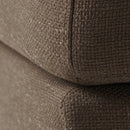 Upholstered Ottoman, Chocolate by HouseOfZazla