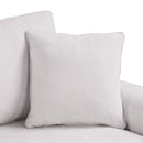 4-Seat L-shaped Modular Sofa with Thick Backrest and Seat Cushions, Suitable for Living Rooms, Offices