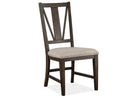 Westley Falls - Dining Side Chair With Upholstered Seat (Set of 2) - Graphite