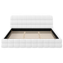Upholstered Platform Bed With Headboard