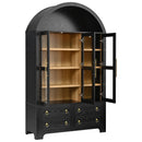 K&K 72.8" Tall Arched Pantry Cabinet
