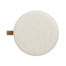 Brandy - Round Upholstered Storage Ottoman With Accent by HouseOfZazla