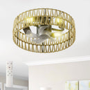 5 PCS Blades Ceiling Fan with Remote Control by HouseOfZazla