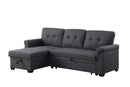 Lucca - Reversible Sleeper Sectional Sofa With Storage Chaise by HouseOfZazla