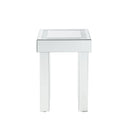 Noralie Mirrored & Faux Diamonds End Table