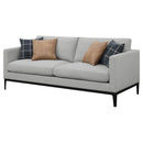 Montauk - Upholstered Sofa With Reversible Cushions - Light Gray by HouseOfZazla