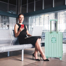 20" / 24" / 28" 3 Pieces / Set Spinner Wheel Luggage, Carry On Suitcase, With Cup Holder & USB Port & Phone Holder by HouseOfZazla