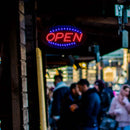 Neon Open Sign with LED Flash/Static Modes for Shops by LJGDeals