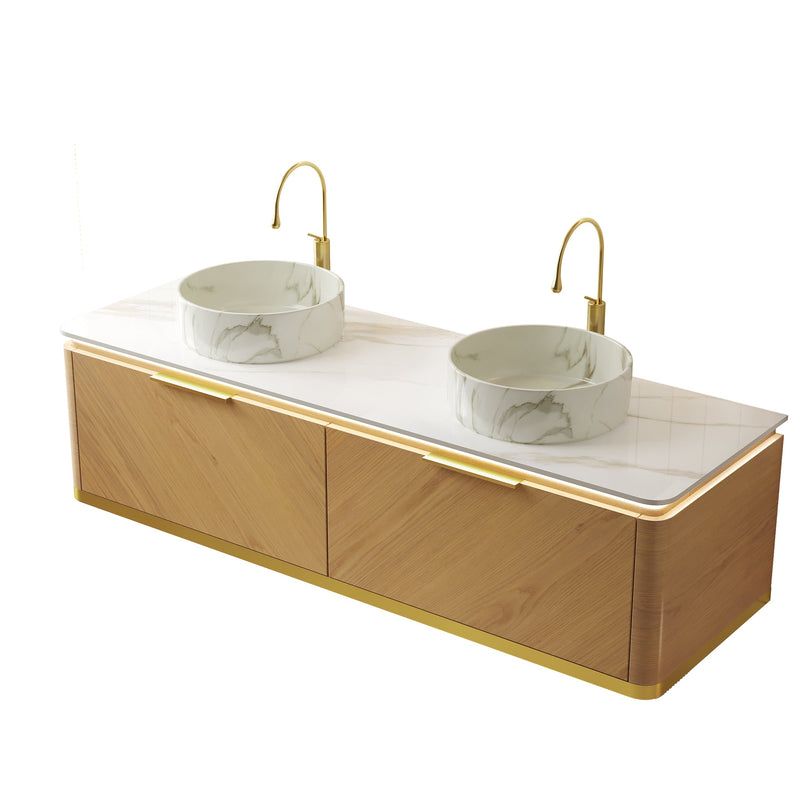 DIPA 60" Bathroom Vanity & Sinks, photo 4 of 5