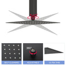 8" Square Rain Shower Head, Ceiling / Wall Mount Stainless Steel Bath Fixture