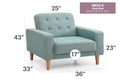 Vibrant Contemporary Chair Bed by HouseOfZazla