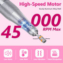 Portable Electric Nail Drill – 45,000 RPM, 11 Bits, Cordless, Rechargeable