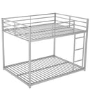 Metal Bunk Bed, Low Bunk Bed With Ladder by Unique Piece Furniture