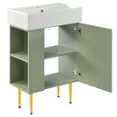 Bathroom Vanity, Combo Cabinet, Bathroom Storage Cabinet, Single Ceramic Sink by HouseOfZazla