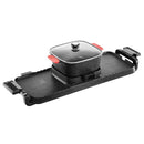 Hot Pot with Grill 2300W 2-in-1 Electric Smokeless BBQ Pan with Removable Pot by HouseOfZazla